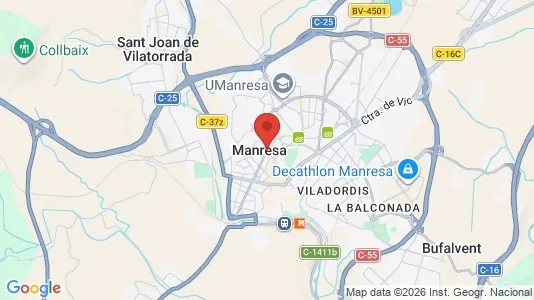 Houses for rent i Manresa - kort over placeringen