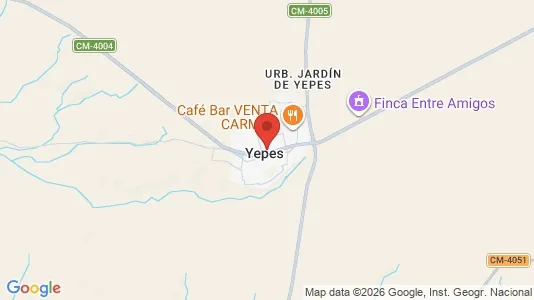 Houses for rent i Yepes - kort over placeringen
