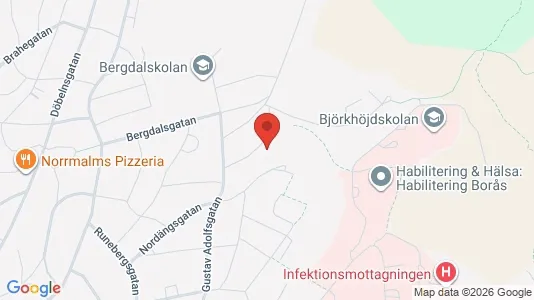 Apartments for rent i Borås - kort over placeringen