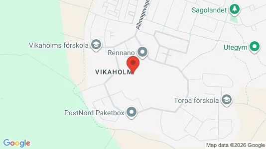 Apartments for rent i Växjö - kort over placeringen