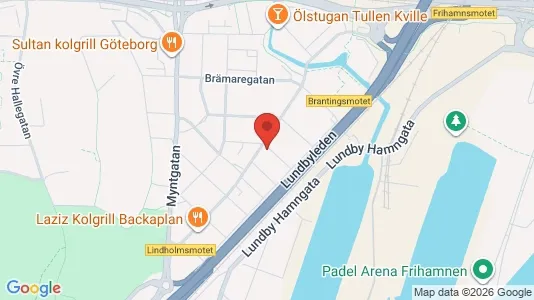 Apartments for rent i Lundby - kort over placeringen