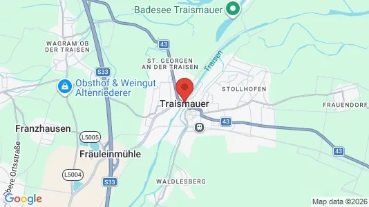Houses for rent i Traismauer - kort over placeringen