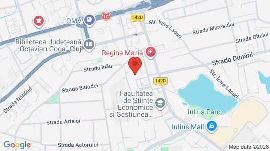 Apartments for rent i Cluj-Napoca - kort over placeringen