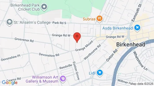 Apartments for rent i Prenton - Merseyside - kort over placeringen