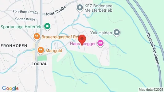 Apartments for rent i Bregenz - kort over placeringen