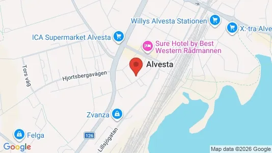 Apartments for rent i Alvesta - kort over placeringen