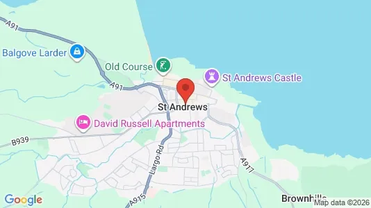 Apartments for rent i St. andrews - Fife - kort over placeringen