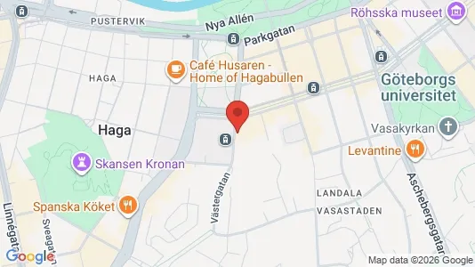 Apartments for rent i Gothenburg City Centre - kort over placeringen