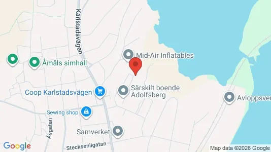 Apartments for rent i Åmål - kort over placeringen