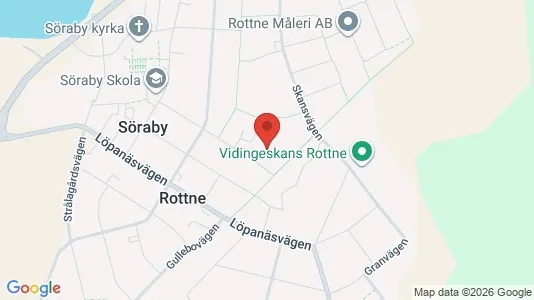 Apartments for rent i Växjö - kort over placeringen