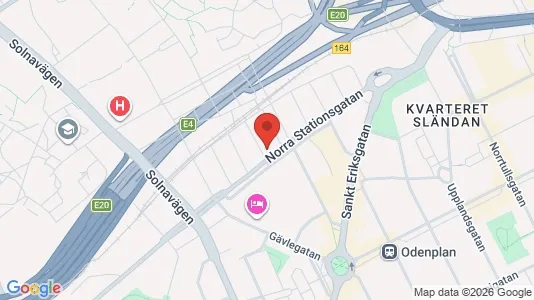 Apartments for rent i Vasastan - kort over placeringen