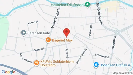 Apartments for rent i Holstebro - kort over placeringen
