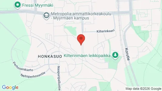 Apartments for rent i Vantaa - kort over placeringen