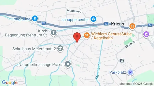 Apartments for rent i Luzern-Land - kort over placeringen