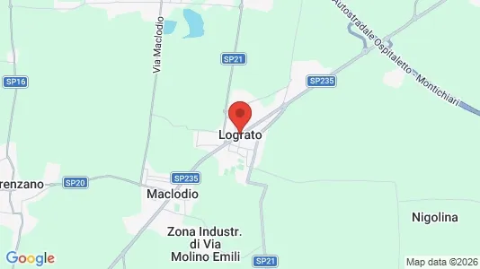 Apartments for rent i Lograto - kort over placeringen