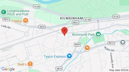 Apartments for rent i Dublin 8 - kort over placeringen