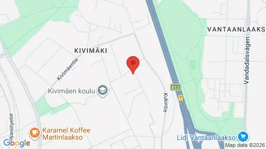 Apartments for rent i Vantaa - kort over placeringen
