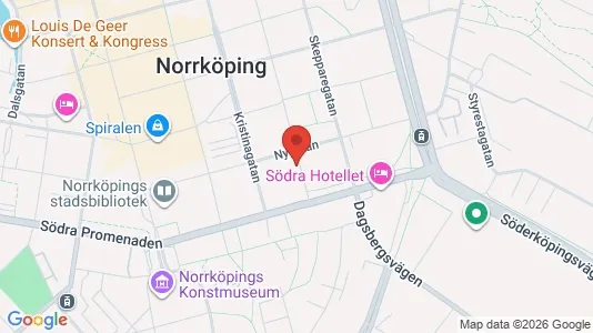Apartments for rent i Norrköping - kort over placeringen