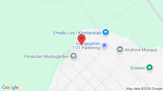 Apartments for rent i Kristianstad - kort over placeringen