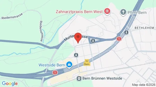 Apartments for rent i Bern-Mittelland - kort over placeringen