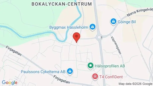 Apartments for rent i Hässleholm - kort over placeringen