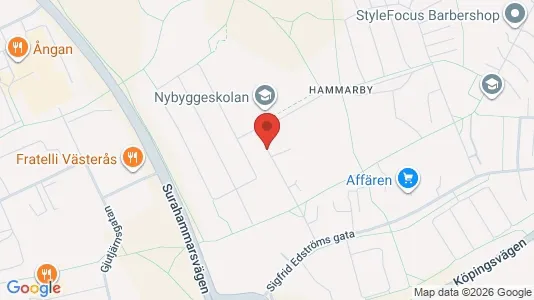 Apartments for rent i Västerås - kort over placeringen