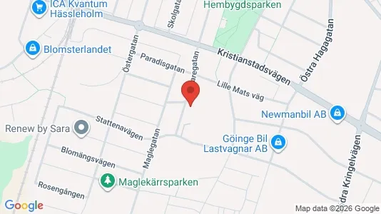 Apartments for rent i Hässleholm - kort over placeringen