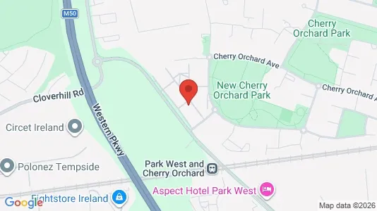 Apartments for rent i Dublin 10 - kort over placeringen
