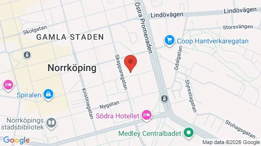 Apartments for rent i Norrköping - kort over placeringen