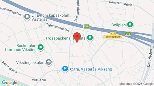 Apartments for rent i Västerås - kort over placeringen