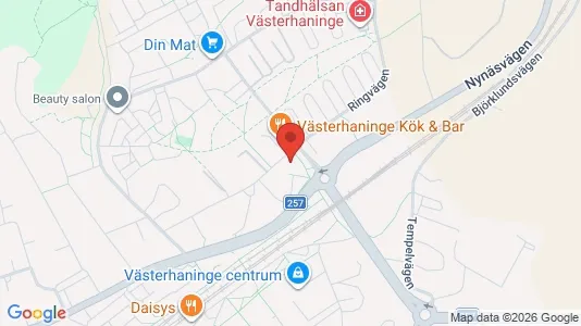 Apartments for rent i Haninge - kort over placeringen