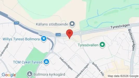 Apartments for rent i Tyresö - kort over placeringen