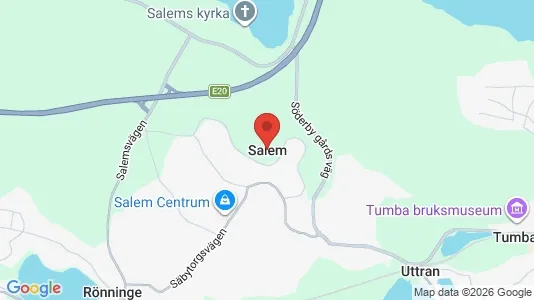 Apartments for rent i Salem - kort over placeringen