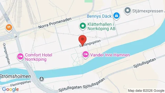 Apartments for rent i Norrköping - kort over placeringen