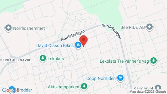 Apartments for rent i Kalmar - kort over placeringen