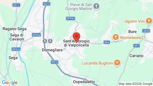 Apartments for rent i Sant'Ambrogio di Valpolicella - kort over placeringen