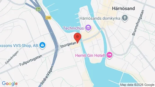Apartments for rent i Härnösand - kort over placeringen