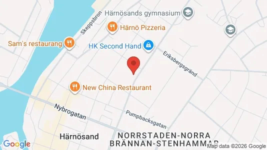 Apartments for rent i Härnösand - kort over placeringen