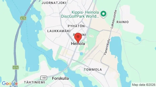 Houses for rent i Heinola - kort over placeringen