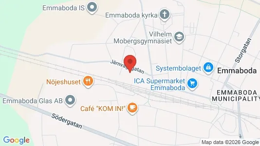Apartments for rent i Emmaboda - kort over placeringen