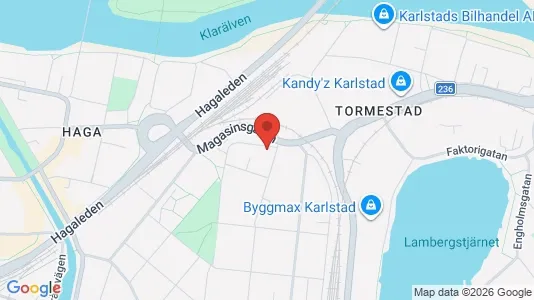 Apartments for rent i Karlstad - kort over placeringen