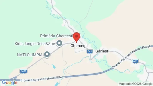 Houses for rent i Gherceşti - kort over placeringen