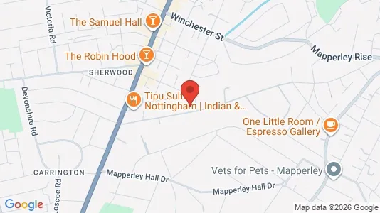 Apartments for rent i Nottingham - Nottinghamshire - kort over placeringen