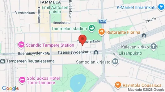 Apartments for rent i Tampere Keskinen - kort over placeringen