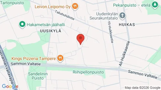 Apartments for rent i Tampere Keskinen - kort over placeringen