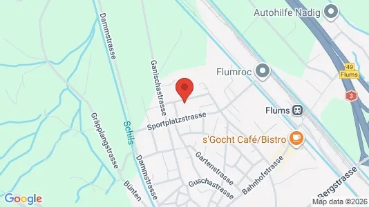 Apartments for rent i Sarganserland - kort over placeringen