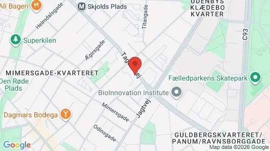 Apartments for rent i Nørrebro - kort over placeringen