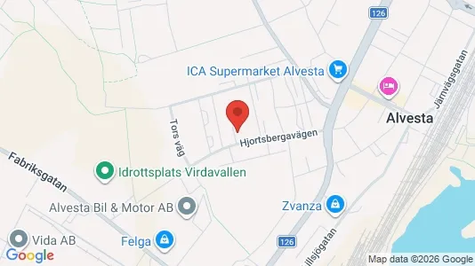 Apartments for rent i Alvesta - kort over placeringen