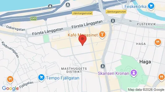 Apartments for rent i Gothenburg City Centre - kort over placeringen