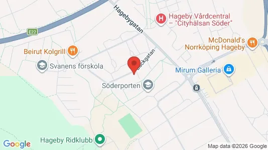 Apartments for rent i Norrköping - kort over placeringen